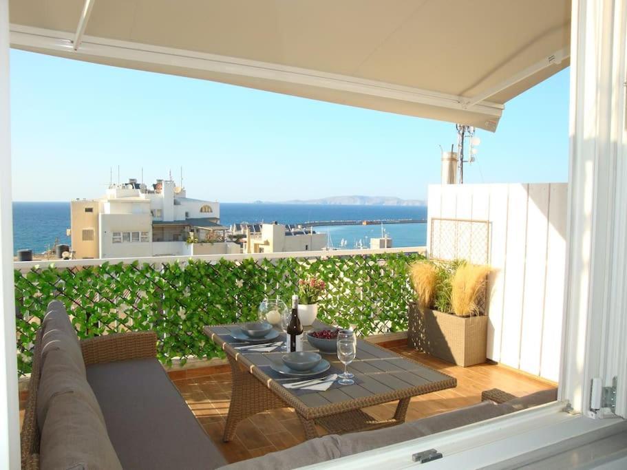 Centre Penthouse With Seaview Apartment Heraklion  Bagian luar foto